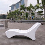 MARINA BAY BENCH CALLED COLLSION POINT(Designed By Lasalle)