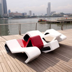 MARINA BAY BENCH CALLED TIDE ( Designed By Lasalle)